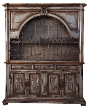 CLEO BUFFET & HUTCH RUSTIC CIELO FINISH