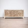 modern rustic sideboard, 3 drawers in the middle and 2 doors
