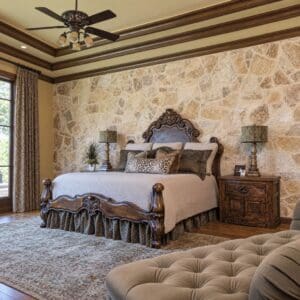 Marqueza Solid Wood Bed Frame with Headboard – King, Queen & California King