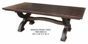 MISSION DINING TABLE 84" LONG