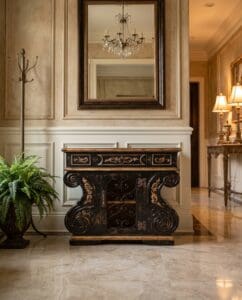 BRESCIA CHEST RUSTIC BLACK