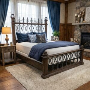 Fortaleza Gothic Solid Wood King Bed