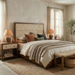 PARACAS LEATHER KING BED