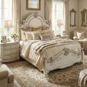 MONTELENA BED KING WAXED OFF WHITE