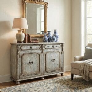 TAMMY BUFFET SMALL RUSTIC PLATA