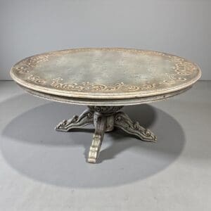 TORINO DINING TABLE RUSTIC PLATA 72 DIAM